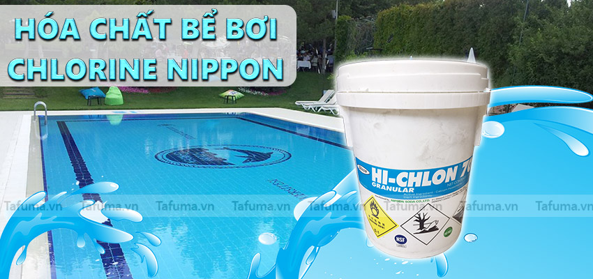 Hóa chất bể bơi Chlorine Nippon