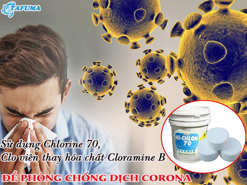 sử dụng cloramine b chống corona
