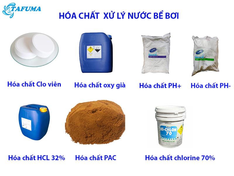 Hóa chất bể bơi