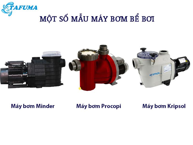 Một số mẫu máy bơm bể bơi Tafuma