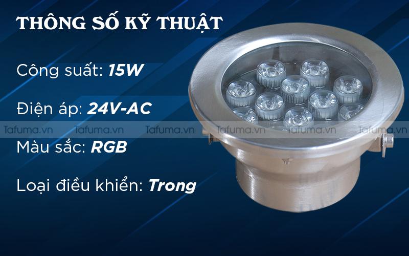 Thông tin kỹ thuật của đèn đài phun TFM-15-IR