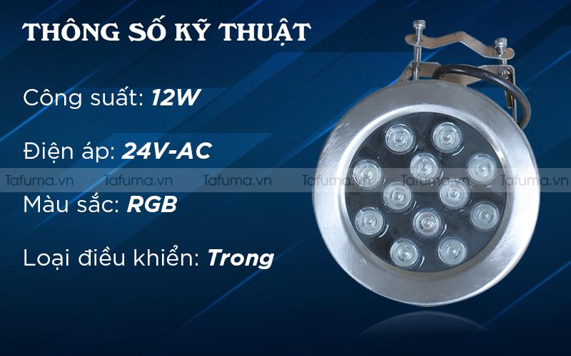 Thông tin kỹ thuật về đèn đài phun TFM-12-IR