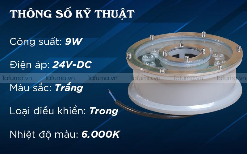Thông tin về sản phẩm đèn đài phun TFH-9-IN-W