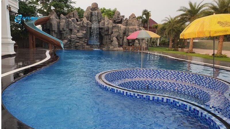 Công trình bể bơi tại thủ đô Viêng Chăn - Lào
