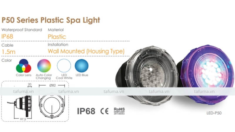 Thông tin về đèn LED Emaux P10/P50