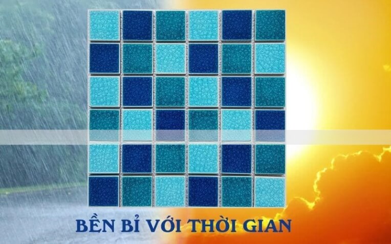 Các ưu điểm của gạch Mosaic gốm GP-48 468