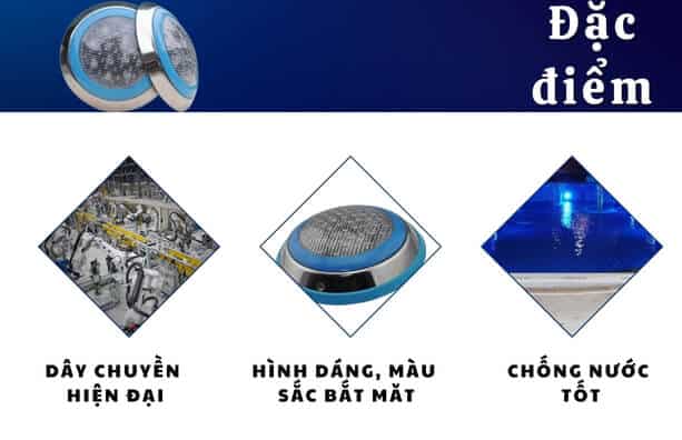 Đặc điểm của đèn Led bể bơi 18W