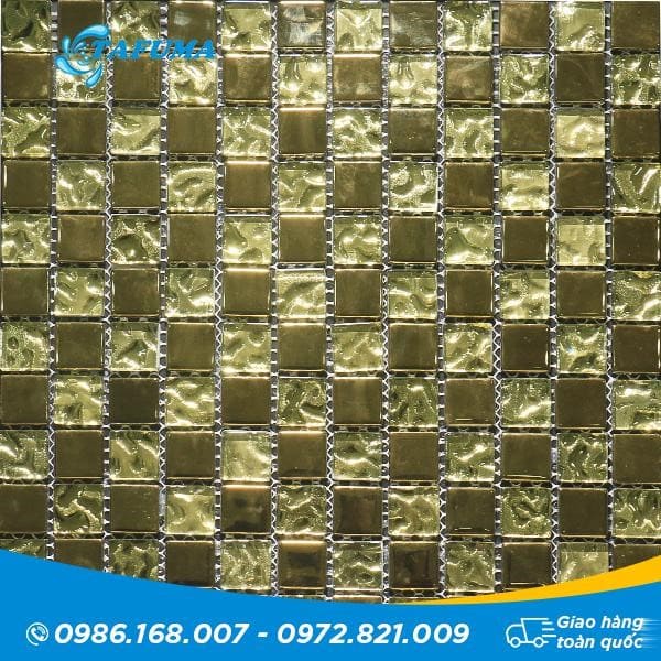 Gạch mosaic thủy tinh đặc BV020