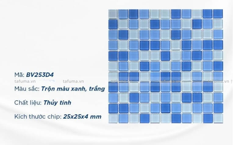 Thông tin về gạch mosaic thủy tinh BV253D4