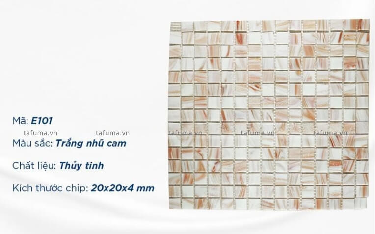 Thông tin về gạch mosaic thủy tinh E101