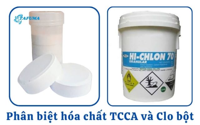 Phân biệt hóa chất TCCA và Clo bột