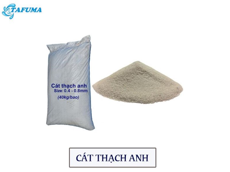 Cát thạch anh lọc nước bể bơi