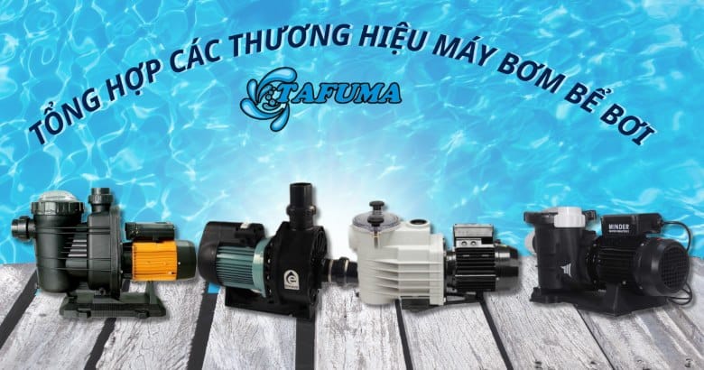 Tổng hợp các thương hiệu máy bơm bể bơi có tại Tafuma