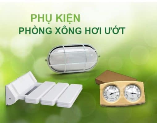 Phụ kiện phòng xông hơi ướt tại Tafuma