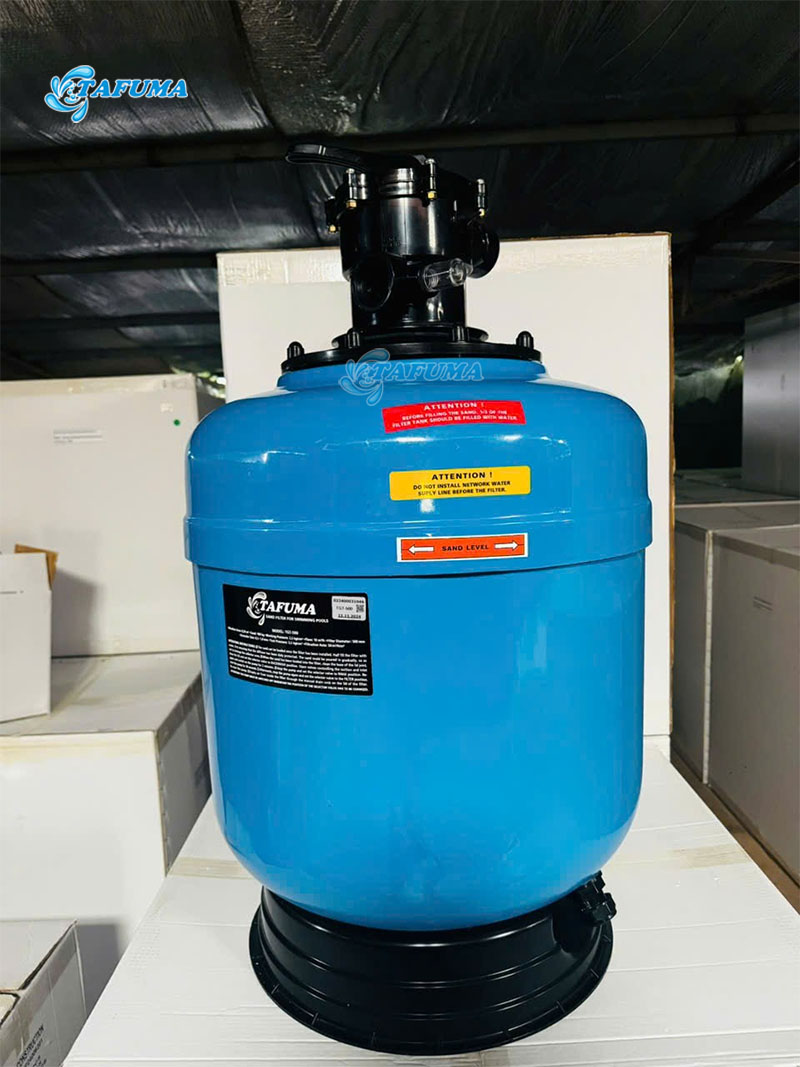 Bình lọc hồ bơi TGT có thiết kế gọn nhẹ