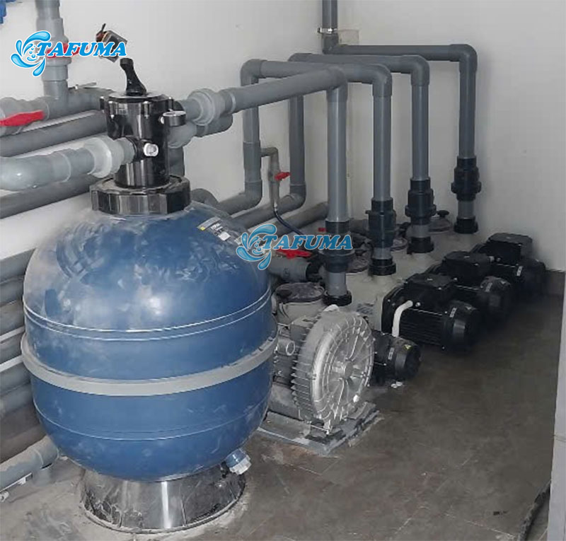 Bình lọc cát được Tafuma lắp đặt cho khách hàng