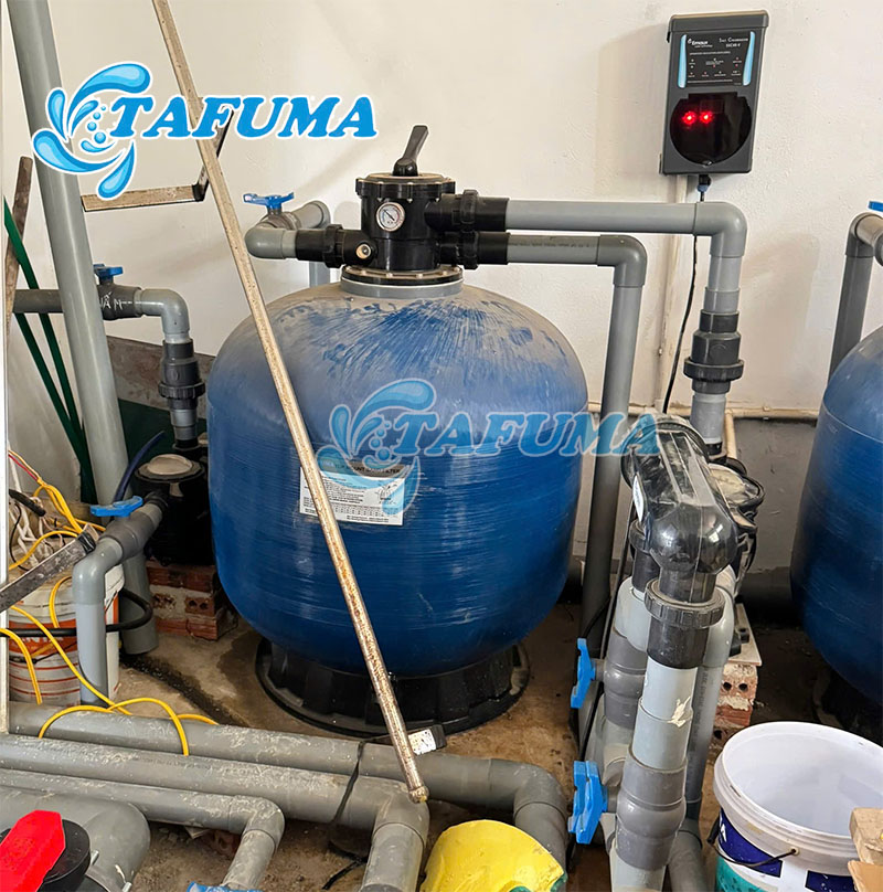 Bình lọc Tafuma được lắp đặt cho khách hàng