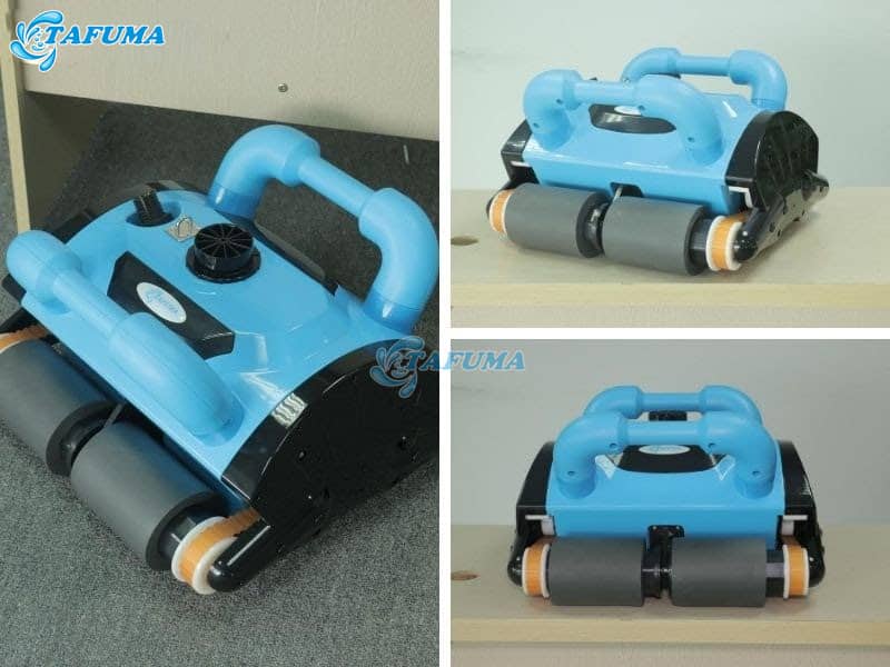 Robot vệ sinh bể bơi Tafuma TFC 200N tại kho của Tafuma