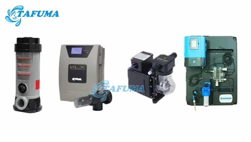 Bảng điều khiển hóa chất bể bơi