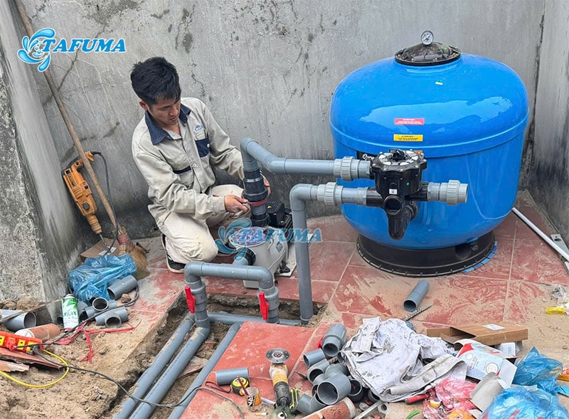 Bình lọc bể bơi Tafuma chất lượng tốt