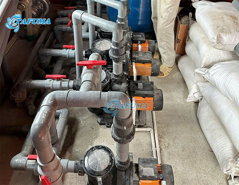 Máy bơm Tafuma được lắp đặt cho khách hàng