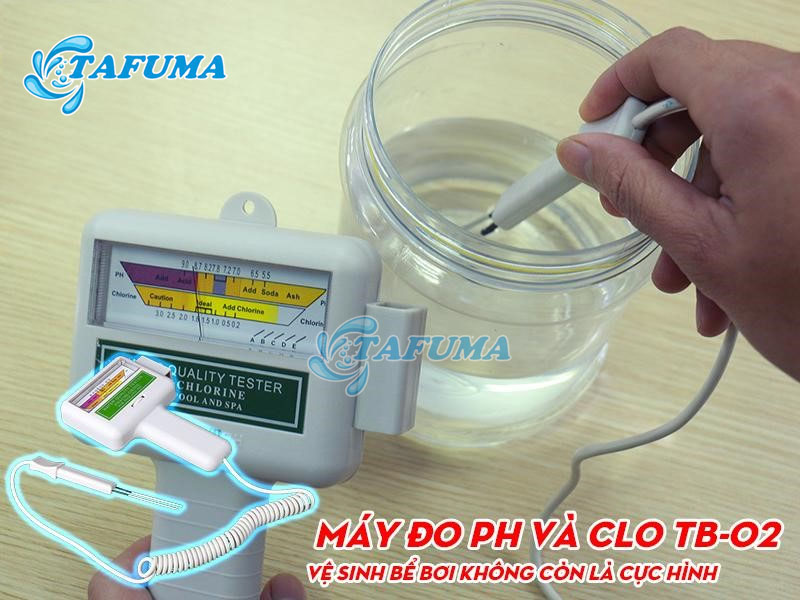 Thiết bị đo độ pH và Clo cầm tay rất dễ sử dụng