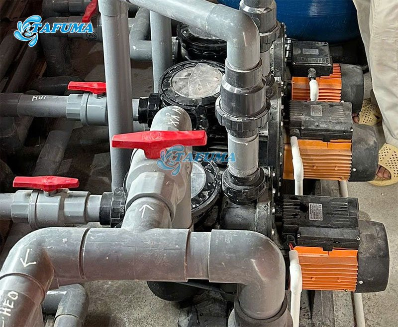 Máy bơm hồ bơi TFB có thiết kế thuận tiện cho quá trình lắp đặt