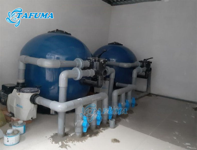 Bình lọc cát Kripsol S1-900 được Tafuma lắp đặt cho khách hàng