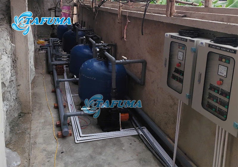 Chọn bình lọc cho hồ bơi kinh doanh theo công suất