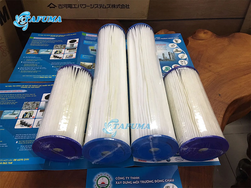 Bình lọc giấy dạng cuộn cho bể bơi