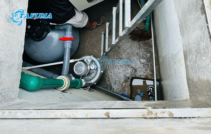 Máy thổi khí được Tafuma lắp đặt cho khách hàng