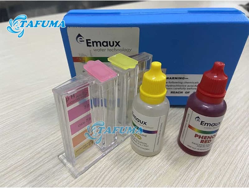 Bộ test nước bể bơi tại kho của Tafuma