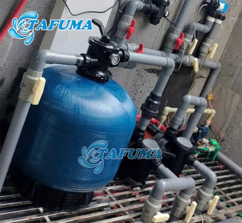 Bảo dưỡng bình lọc khi thấy cát trong bình bẩn