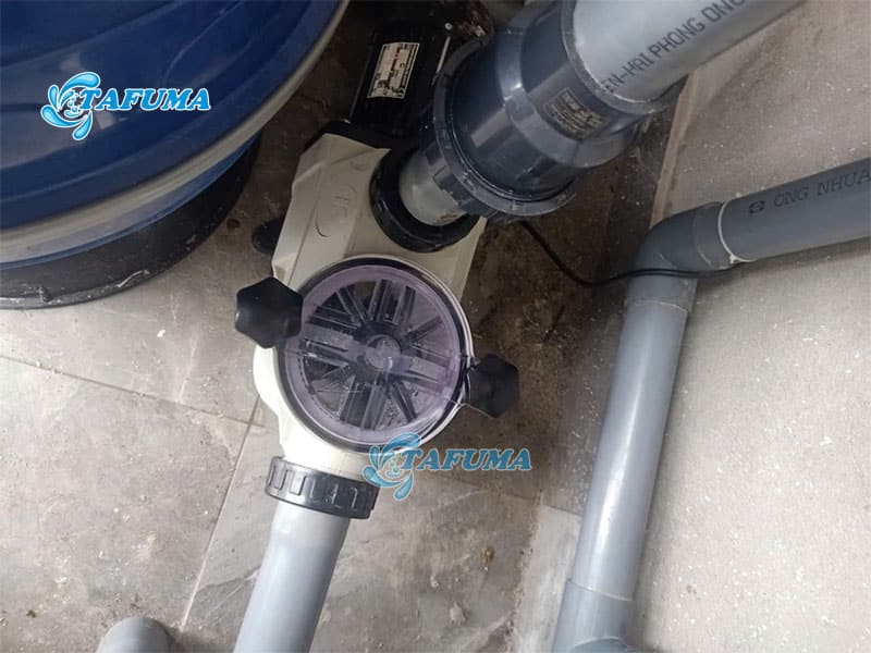 Máy bơm hồ bơi được Tafuma lắp đặt cho khách hàng