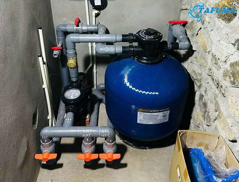 Rửa ngược bình lọc cát