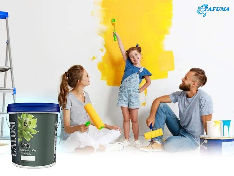Thi công sơn chống thấm GS06
