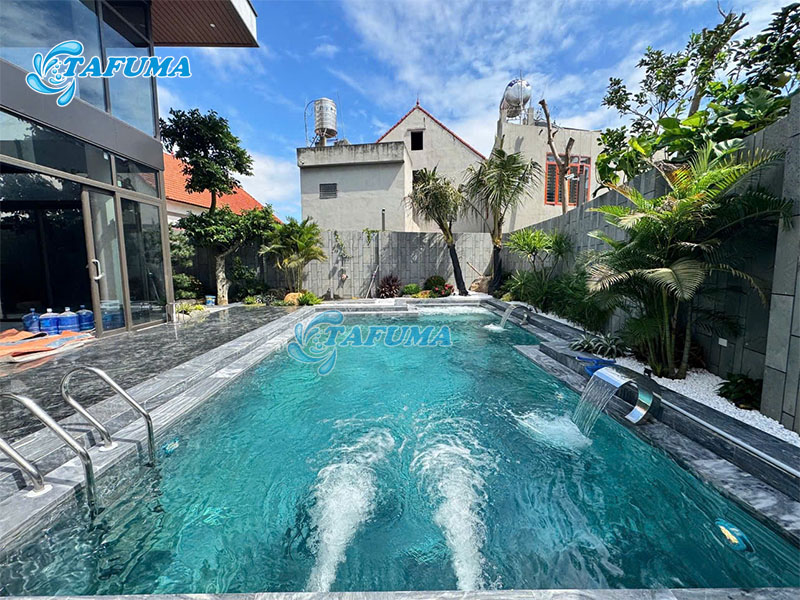 Đèn bể bơi Tafuma được lắp đặt cho khách hàng