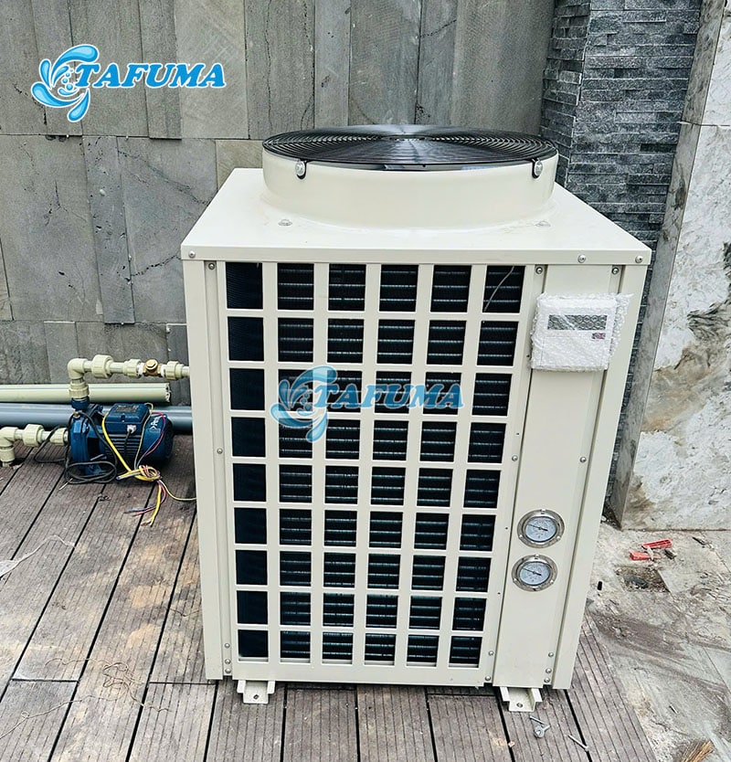 Chọn máy cấp nhiệt bể bơi có công suất phù hợp với bể bơi