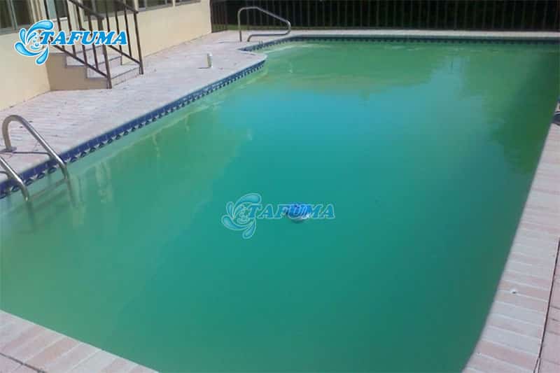 Nước bể bơi bị bẩn ảnh hưởng đến hiệu suất máy bơm