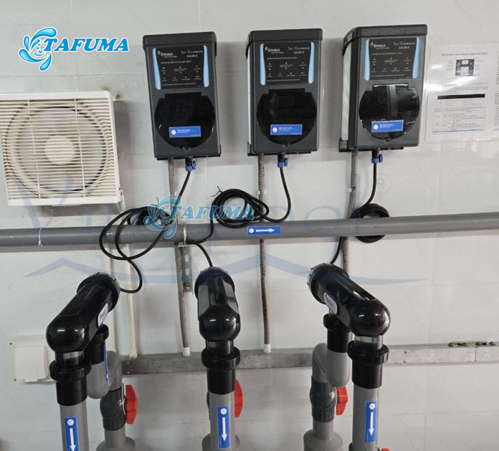 Bộ điện phân Emaux SSc được Tafuma lắp đặt cho khách hàng