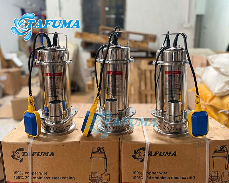 Bơm chìm được làm từ vật liệu cao cấp, có độ bền cao