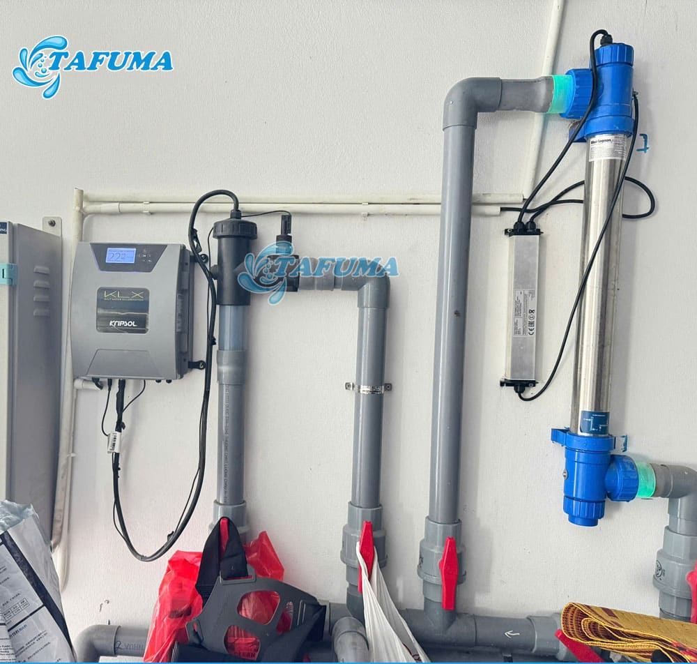 Đèn UV Blue Lagoon được Tafuma lắp đặt cho khách hàng