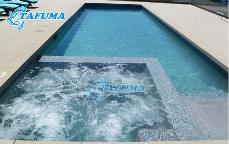 Máy thổi khí giúp sủi nước nhằm massage cho người bơi