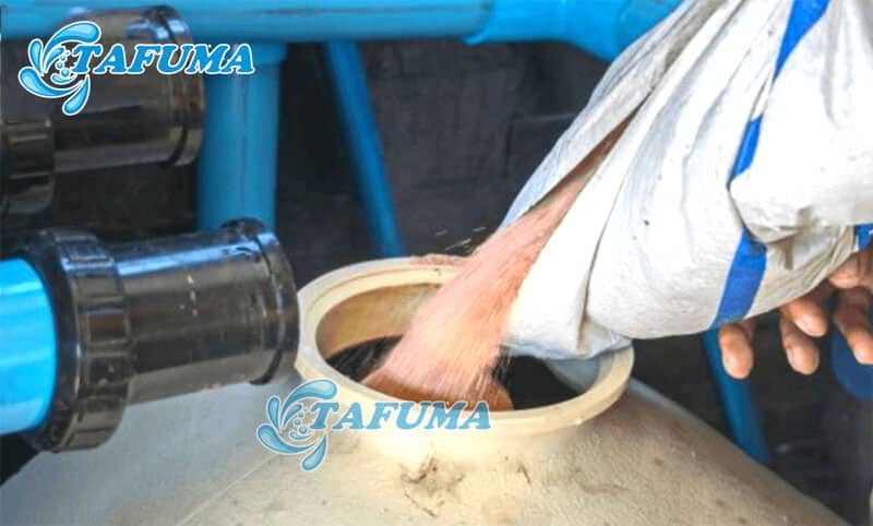 Thay cát lọc đúng định kỳ để đảm bảo bình lọc hoạt động hiệu quả