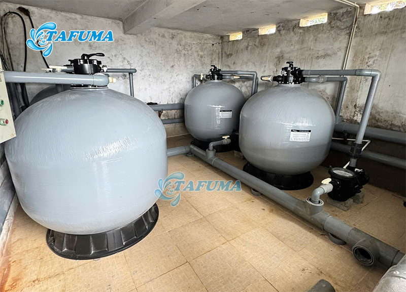 Vệ sinh bình lọc cát theo chế độ backwash theo định kỳ