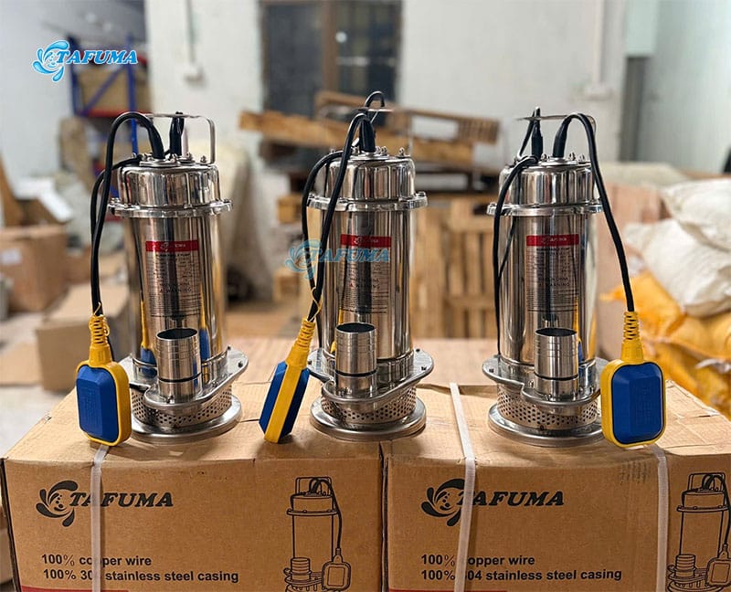 Bơm chìm Tafuma được đánh giá có khả năng tiết kiệm điện năng