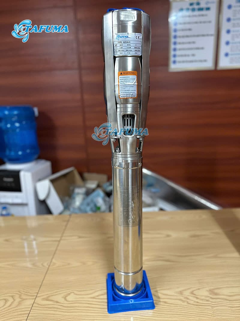 Kiểm tra đầy đủ nguồn điện trước khi nối máy bơm vào hệ thống