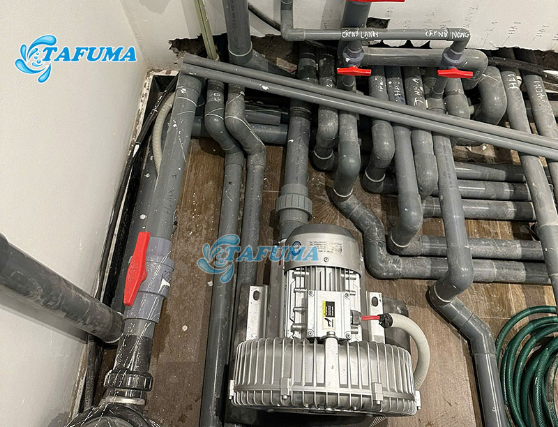 Máy thổi khí được Tafuma lắp đặt cho khách hàng