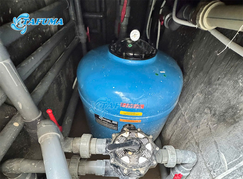 Bình lọc phù hợp cho hồ bơi có diện tích nhỏ